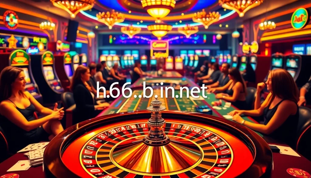 Experience the thrill of roulette at https://66b.in.net/ as players engage in vibrant casino activities.