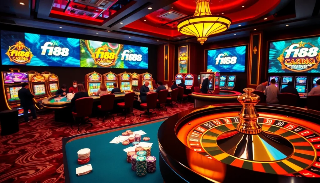 Experience the excitement of f168 đăng nhập at a vibrant online casino table full of action and colorful chips.