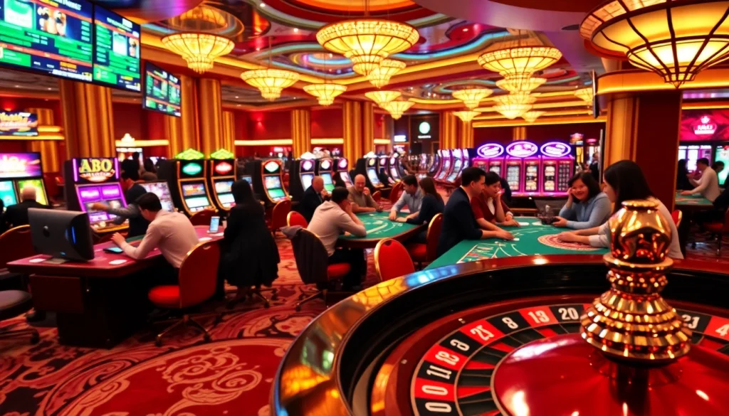 At HZ88.my, experience thrilling live casino action with vibrant game tables and excited players.